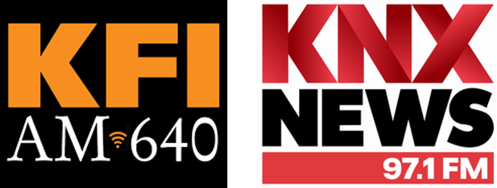 KFI AM and KNX News logos in Large Size